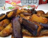 Foto langkah ke 5 dari resep Sambel terong (sambel terasi uleg).