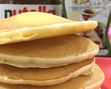 Gambar langkah 4 resipi Pancakes Gebu Mudah.