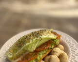 Foto del paso 5 de la receta: Tostada vegetal para desayunar