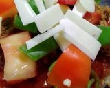 A picture of step 3 of Pizza Burger.