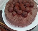 A picture of step 6 of Chocolate Truffle cake without oven.