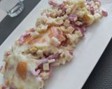 Une image de l'étape 5 de Gratin de crozets aux lardons.