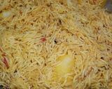 A picture of step 10 of Aloo ki tahari.