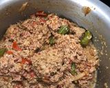 A picture of step 3 of Khara masala qeema.