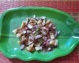 A picture of step 2 of Besan Papri Chat.