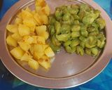 A picture of step 9 of Jhinge Aloo Posto.