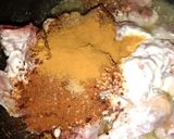 A picture of step 1 of Chicken curry.