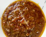 A picture of step 1 of Onion sauce.