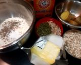 A picture of step 1 of Aloo Jeera Cookies 🍪 (with Whole Wheat flour and Rolled Oats).