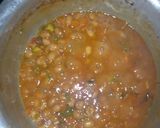 A picture of step 5 of Carrot chapati served with yellow beans.