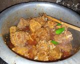 A picture of step 3 of Mutton Spacial karahi.