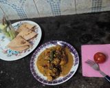 A picture of step 15 of Yellow irani chicken.