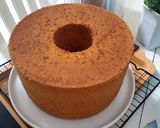 Foto langkah ke 5 dari resep Orange Chiffon Cake Fluffy & Yummy.