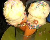 A picture of step 8 of Wheat flour mango icecream.