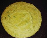 A picture of step 9 of Chane ki dal ka chilla With boiled Chhole.