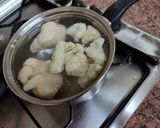 Foto del paso 2 de la receta Tortilla de coliflor rellena de queso 🧀