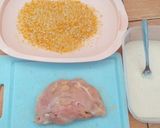 Foto langkah ke 4 dari resep 282. Chicken Cordon Bleu Mozarella.