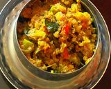 A picture of step 4 of Lauki ki bharta.
