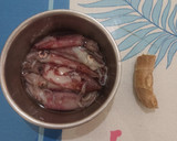 醬燒小卷(簡單料理)的食譜步驟1照片