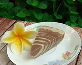 Foto langkah ke 6 dari resep Pudding Roti Tawar Zebra.