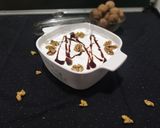 A picture of step 3 of Banana walnut pudding.