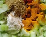 A picture of step 2 of Sponge gourd (galka) sabji.