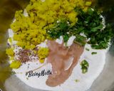A picture of step 1 of Masala Aloo Puris.