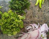A picture of step 2 of Prawn pulao.