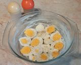 Tojásos-kukoricás rakottas recept fázis 3 fotója