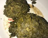 A picture of step 3 of Kwadon zogale/Moringa salad.