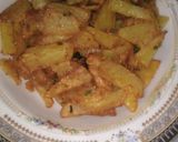 A picture of step 4 of Crispy Potatoes Chips.