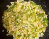 A picture of step 2 of Tawa butter Masala Pav.