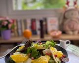 Hình bước làm 3 của món 📣 Salad hỗn hợp trái cây với sốt cam