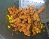 Foto langkah ke 5 dari resep Tempe Jagung Sambal Hijau.