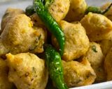 A picture of step 5 of Moong Dal Pakora.