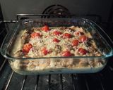Une image de l'étape 8 de Clafoutis aubergine et tomates cerises.