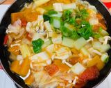 南瓜蔬菜湯/10分鐘的食譜步驟4照片