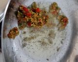 A picture of step 1 of Green chana nu punjabi shak.