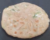 A picture of step 4 of Paneer Paratha with Spring Onions.