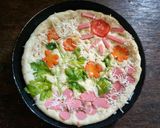 Foto langkah ke 4 dari resep Focaccia Garden (Panggang Teflon).