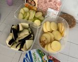 Фото кроку 1 до Літня запіканка з кабачками та баклажанами 🍆.