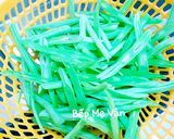 Hình bước làm 1 của món Thịt bằm xào đậu cô ve
