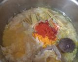 A picture of step 3 of Drumstick dal.