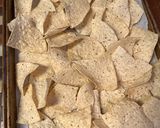 A picture of step 1 of Vegetable Nachos.