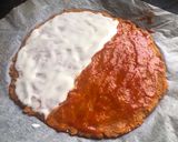Foto del paso 5 de la receta: Pizza masa de boniato mitad y mitad 🍕