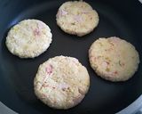 Foto del paso 4 de la receta: Tortitas rápidas de arroz, jamón y queso