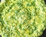 A picture of step 6 of Spinach broccoli Chilla.