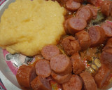Foto del paso 6 de la receta: Polenta cremosa con salsa de salchicha criolla