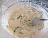 A picture of step 2 of Zucchini Fritters.