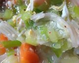 Gambar langkah 5 resipi Sup Leek & Sayur Campur Mk89 Style.